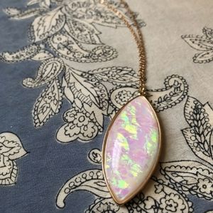 Moonstone pendant necklace